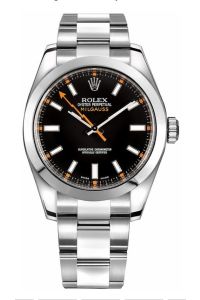 Rolex Milgauss 40 Black Index Dial Oyster