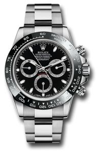 Rolex Steel Daytona 116500 Black Dial Black Ceramic  Oyster