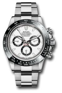 Rolex Steel Daytona 116500 White Dial Black Ceramic  Oyster