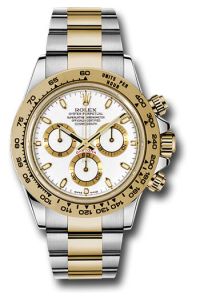 Rolex Rolesor Daytona 116503 White Dial Oyster