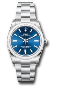 Rolex Oyster Perpetual 34 Blue Index