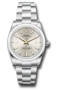 Rolex Oyster Perpetual 34 Silver Index