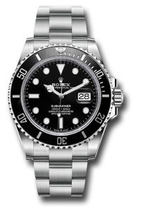 Rolex Submariner 126610 Date 41 Black Dial Black Bezel Oyster Bracelet