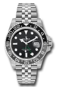 Rolex GMT Master II 126710 Black Dial Black & Grey Bezel Jubilee