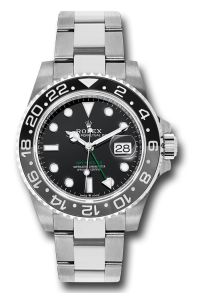 Rolex GMT Master II 126710 Black Dial Black & Grey Bezel Oyster