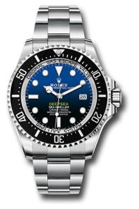Rolex Oystersteel Deepsea Watch D-Blue Dial