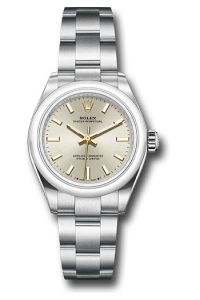 Rolex Oyster Perpetual 28 Silver Index